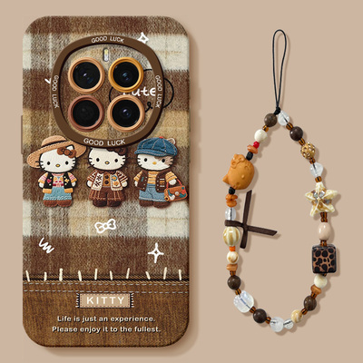 适用荣耀magic7pro手机壳新款华为magic6/5至臻版全包防摔migac4/3男play9t/8t手链7t女生硅胶保护套外壳咖KT