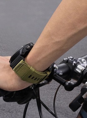 适用佳明Fenix7S/6s快拆尼龙表带fenix8/Epix pro/本能2S/mk3腕带