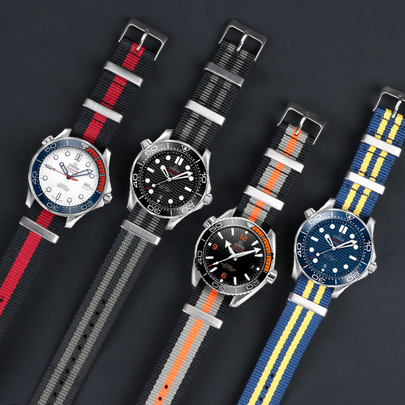 适用海马300尼龙编织表带