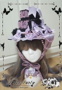 璇子lolita手作小物古典玩偶安东尼葡萄黑森林帽子项链