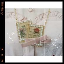 璇子手作 lolita原创手作项链 janemarple风cla系 寄信予风