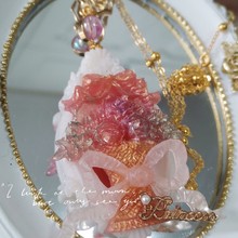 璇子手作 lolita原创手作项链 janemarple风cla系 花篮情缘