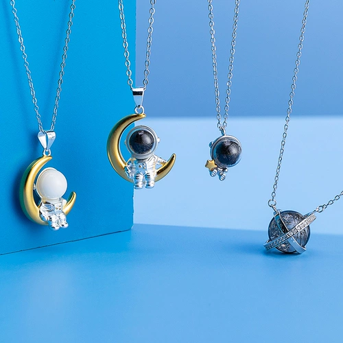 Сувенир, подвеска, ожерелье, набор материалов, космонавт для хранения пуповины, «сделай сам»