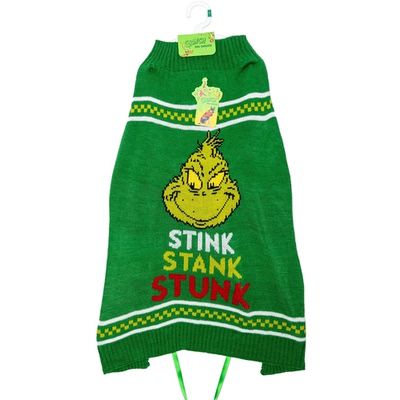 欧美单Grinch圣诞怪杰毛衣大狗秋冬圣诞衣服金毛边牧拉布拉多