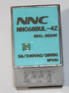 欣大中间小型继电器NNC68BUL-4Z DC12VDC24VAC220V工业控制自动化