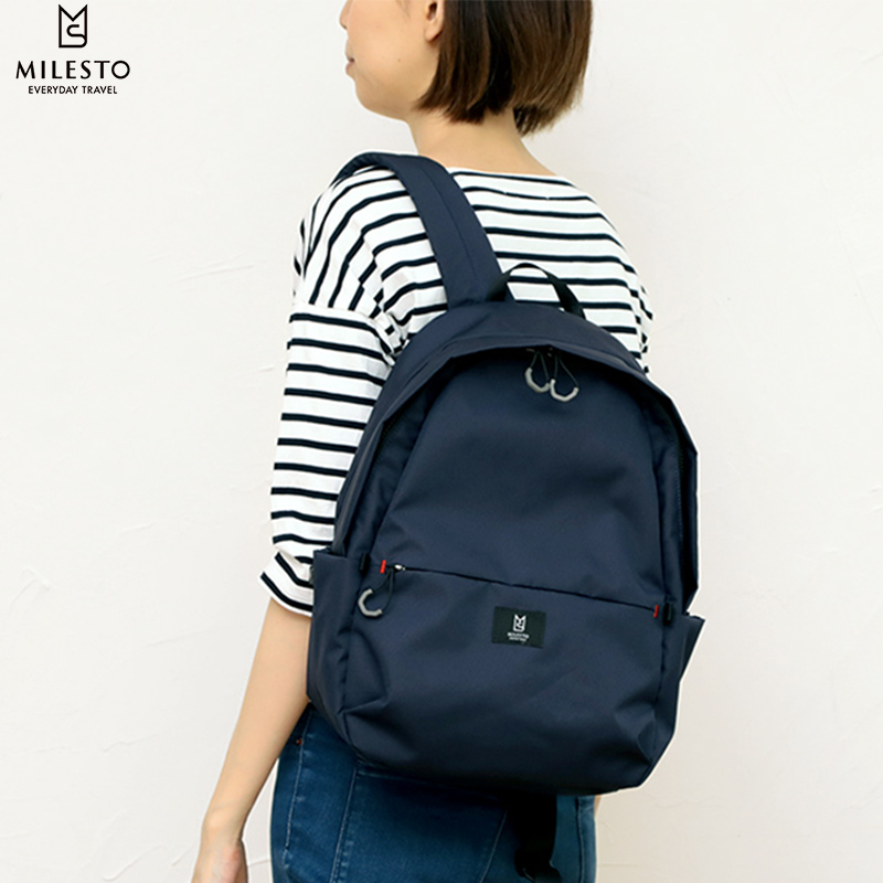 日本轻奢milesto户外情侣双肩包