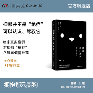 汪瞻著把手给我你不是一个人面对抑郁心理医生与来访者合写疗愈指南手册之书湖南人民出版 拥抱那只黑狗抑郁疗愈指南 社 正版