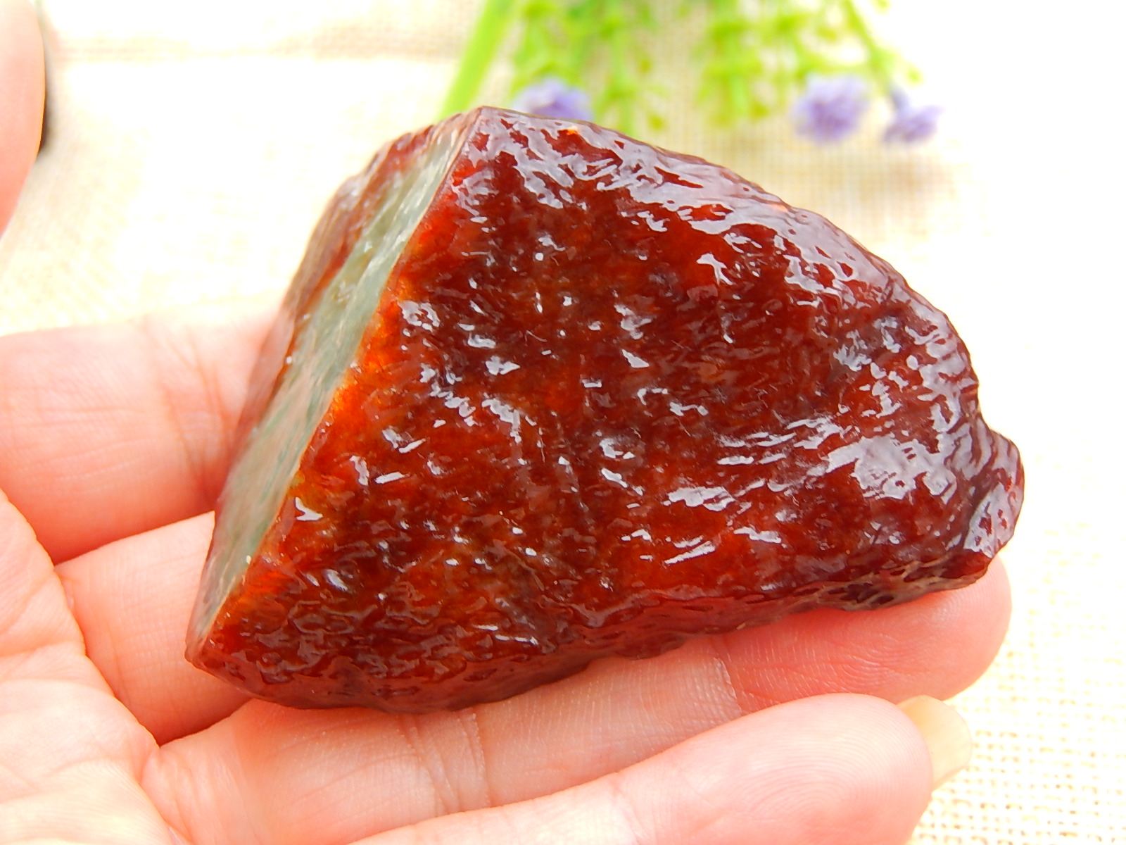 翡翠毛料玉石色料冰种原石明料手镯芯飘绿飘花红翡牌子紫罗兰挂件