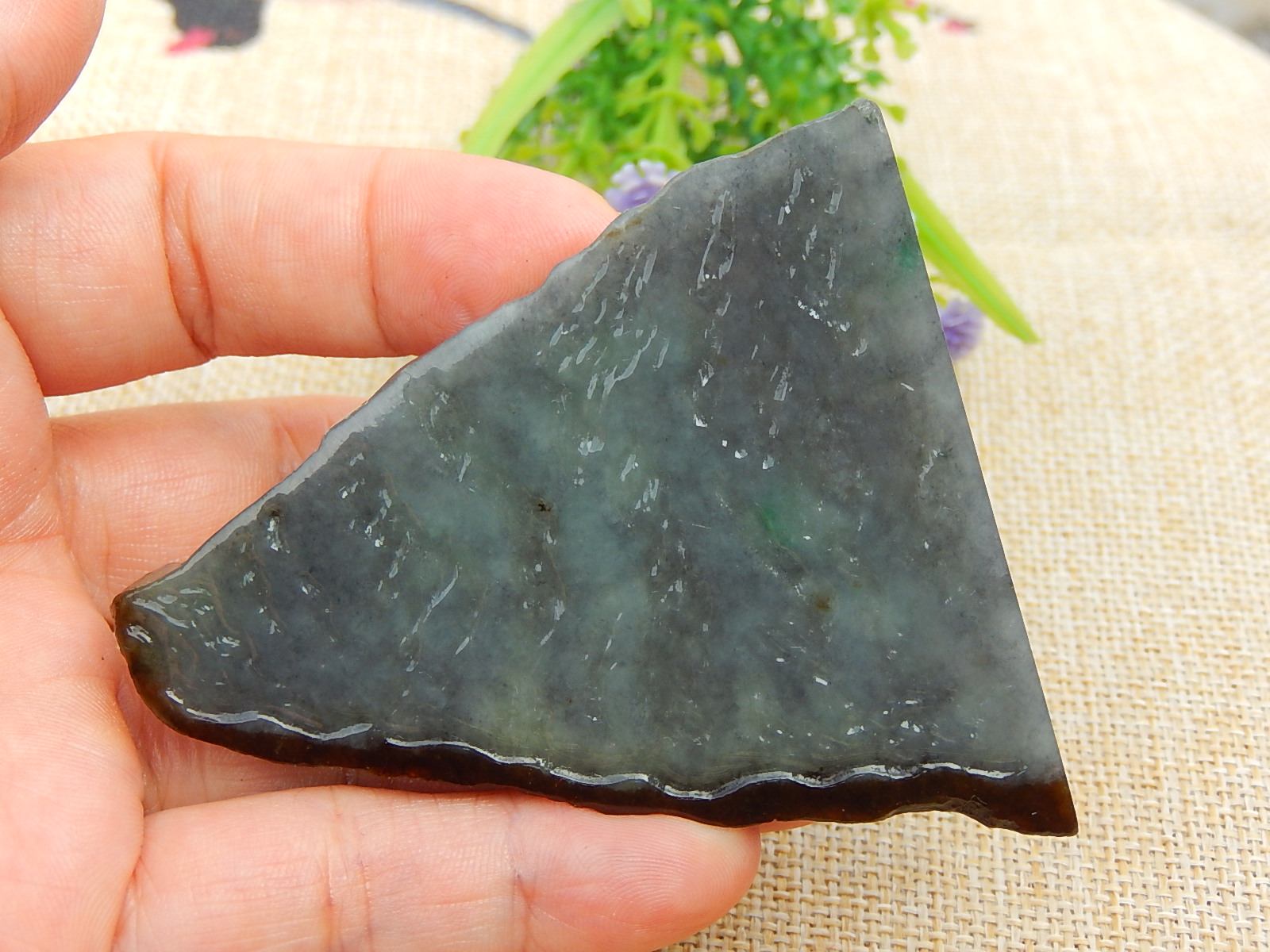 翡翠毛料玉石色料冰种原石明料手镯芯飘绿飘花红翡牌子紫罗兰挂件