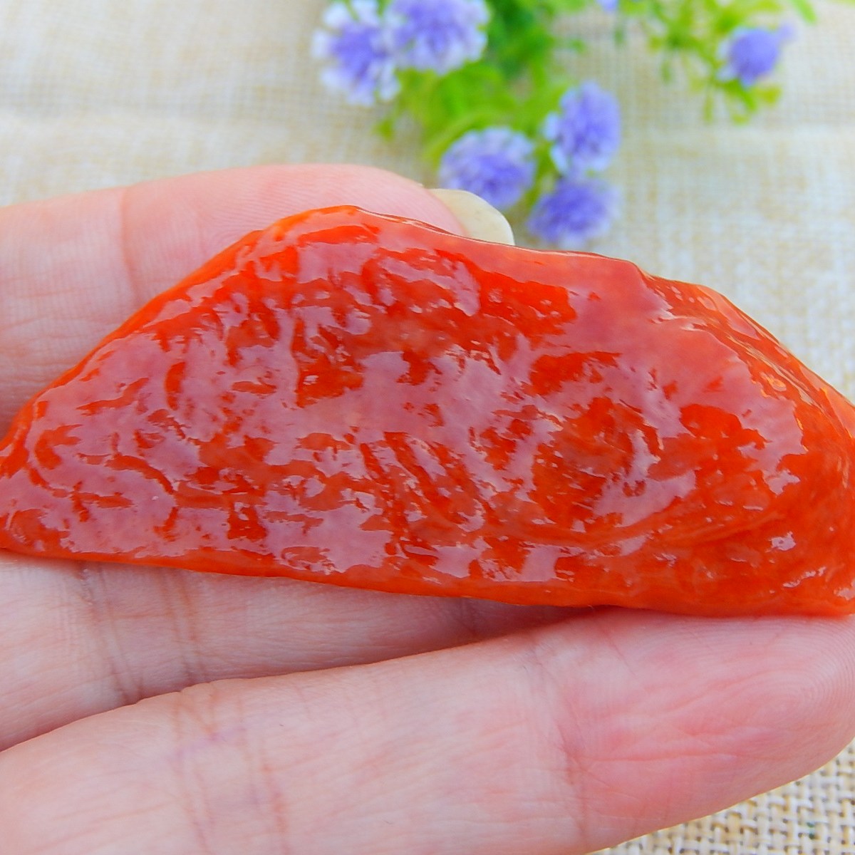 翡翠毛料玉石色料冰种原石明料手镯芯飘绿飘花红翡牌子紫罗兰挂件