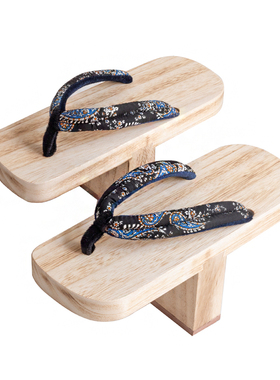 奥利明2019夏新款日本式独齿木屐cosplay专用木拖鞋特价包邮