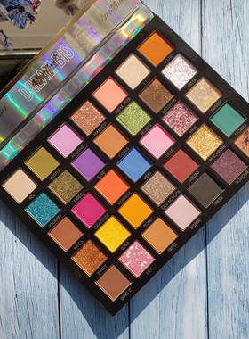 BPERFECT MANIFEST DREAM眼影盘35色珠光持久彩虹玩妆眼影情人节