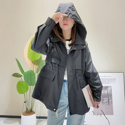 金影奇秋季大码风衣外套