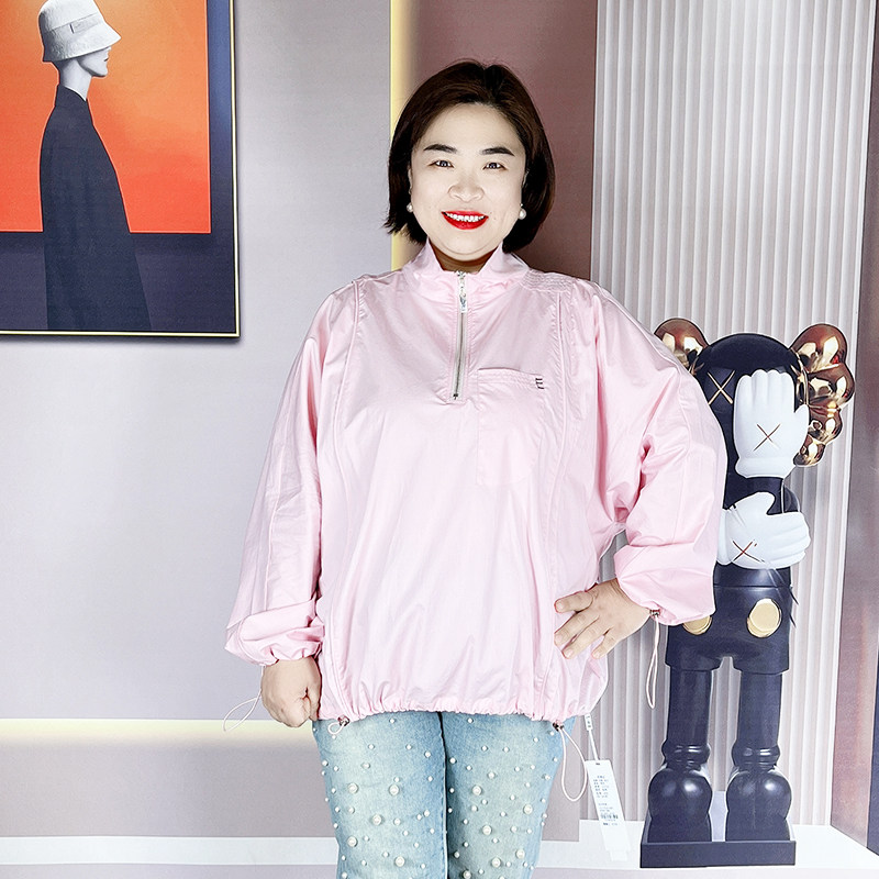 天娇一生水2024春季新款长袖衬衫女休闲大码女装宽松棉质百搭衬衣