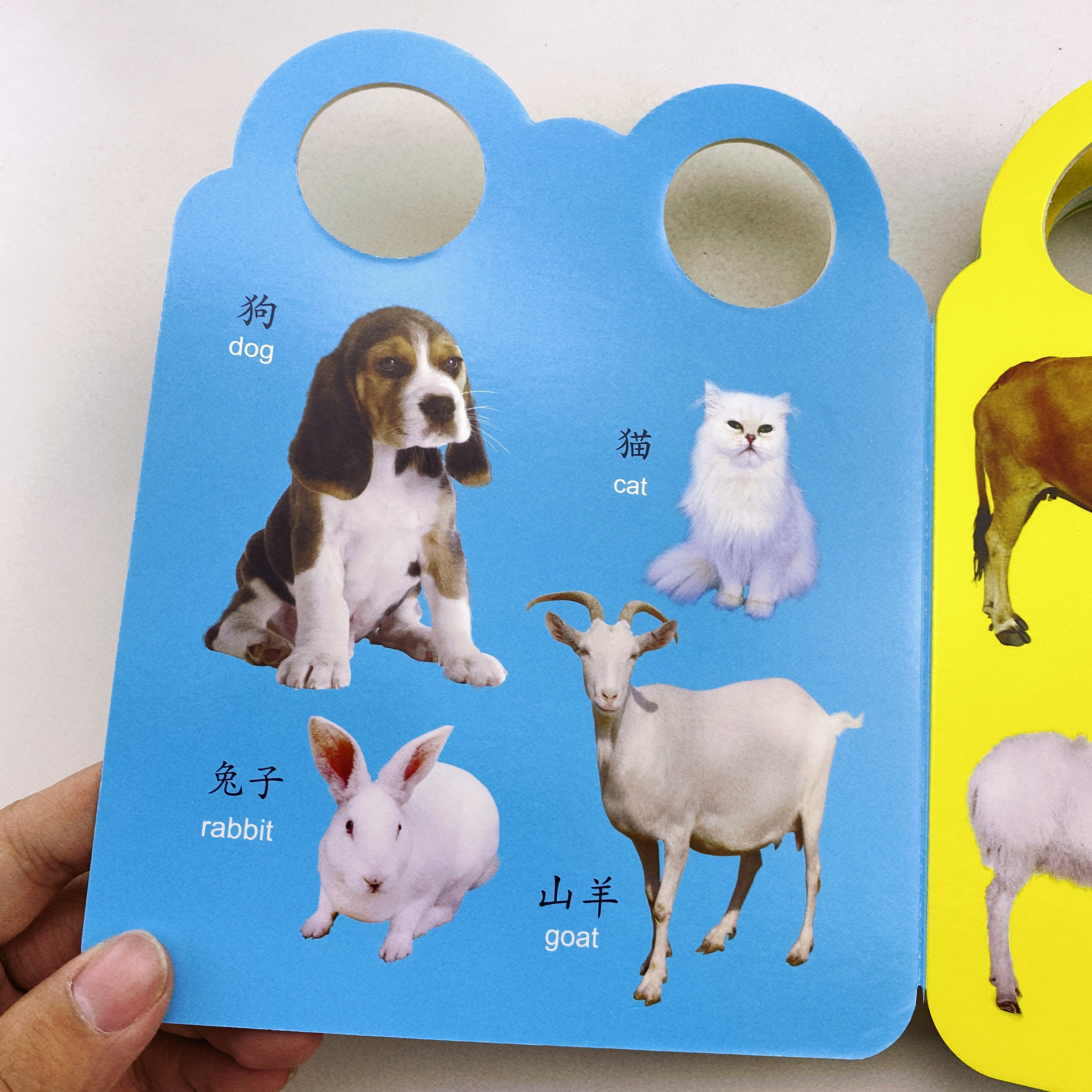 烂婴儿小孩子认识动物的图片大图动物大全一岁学习看图认动物幼儿图书