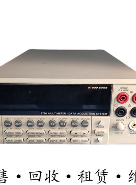Keithley吉时利2700 2750 2701 DAQ6510 7700 7708万用表数据采集