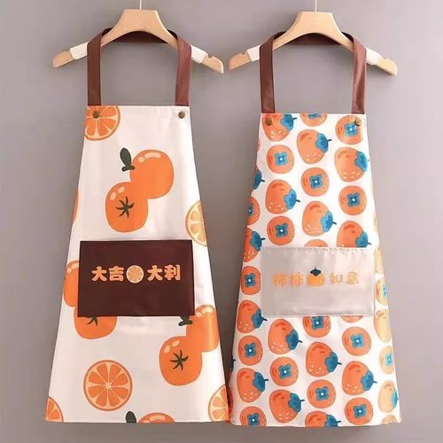 围裙家用厨房做饭防水防油污新款男女围腰成人工作服时尚清新定制