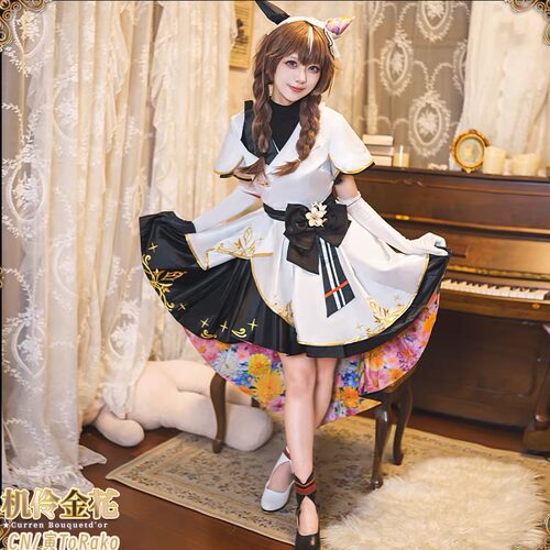 CGCOS动漫服装 赛马娘 机伶金花 cosplay女 动漫裙子 决胜服 套裝