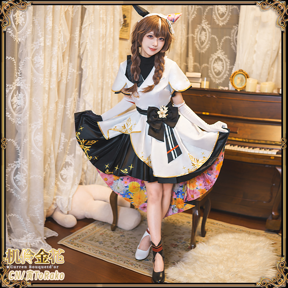 CGCOS动漫服装 赛马娘 机伶金花 cosplay女 动漫裙子 决胜服 套裝