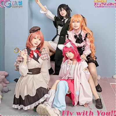 CG动漫lovelive虹团 五专 上原步梦 彼方 璃奈cos服女lolita裙