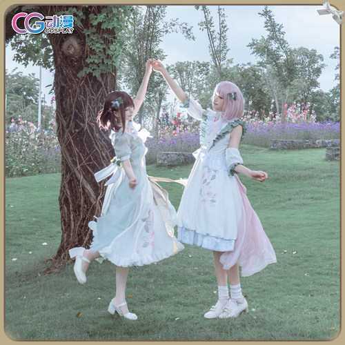 CGCOS动漫服装 世界计划 PJSK 晓山瑞希 东云绘名cosplay女裙森系