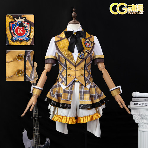 CGCOS动漫游戏 学园偶像大师 藤田琴音 ktn cos服女裙打歌服
