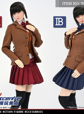 现货 Toyscentre 1/6 女装 西装裙套装 TCT-022A/B 女兵人人偶JK