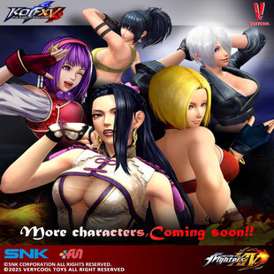 先行预售定金 VERYCOOL×SNK 传奇女格斗家天团 莉安娜 可动人偶