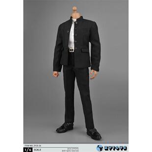 现货ZYTOYS 1/6兵人衣服 中山装 ZY16-16 12寸男素体衣服 中山服