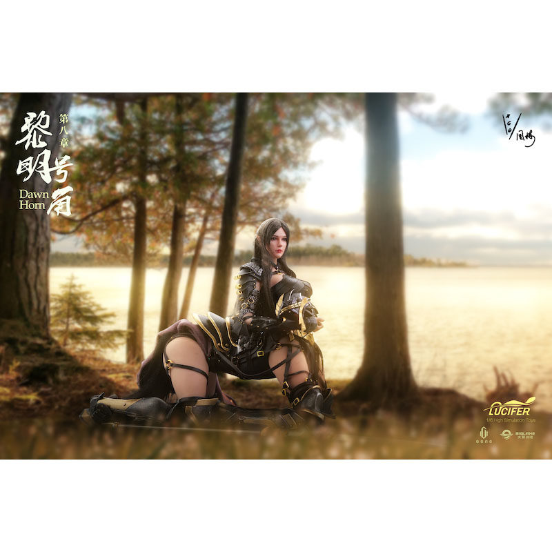 现货 路西法 1/6 LXF2309 人马精灵 黎明号角 12寸可动女兵人偶
