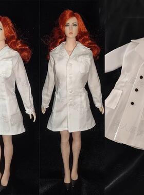 现货 1比6 女兵人白大褂女医生护士制服 适合岚 TB WordBOX等素体