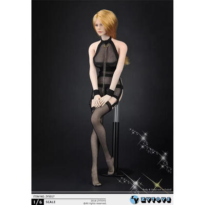 ZYTOYS1/6女装 性感网纹透视装内衣 ZY5017 女兵人模型配件