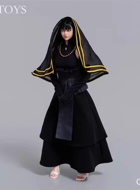预售定金 CDTOYS CD105 日向雏田黑色婚纱  1/6 cos服配件包