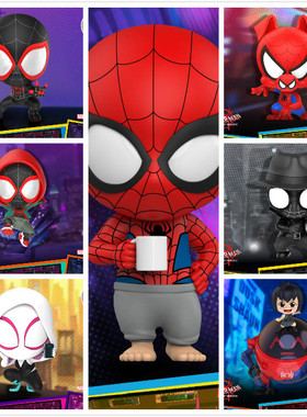 现货 Hot Toys COSB635-641 蜘蛛侠平行宇宙 COSBABY迷你人偶7款