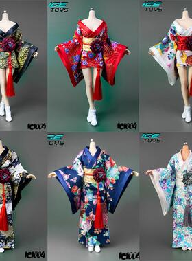 现货 ICE TOYS 1/6 IC1004 兵人包胶素体女和服浴袍长款短款和式