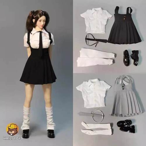 现货 HAILI TOYS 1/6 职场JK女装 女兵人衣服 PH可动人偶服饰配件