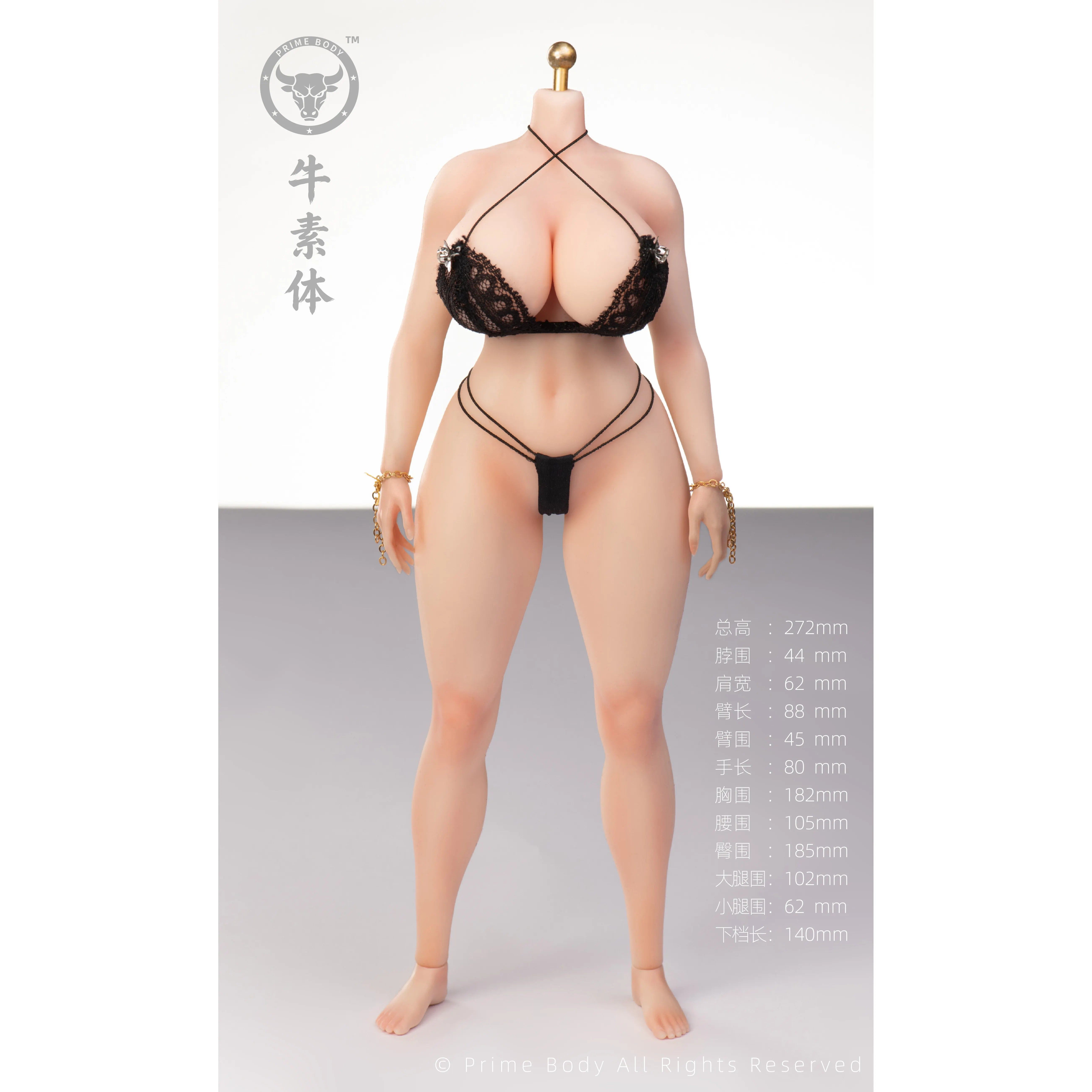 预定定金 牛素体  PBF003 1/6 铂金硅胶素体 工作室