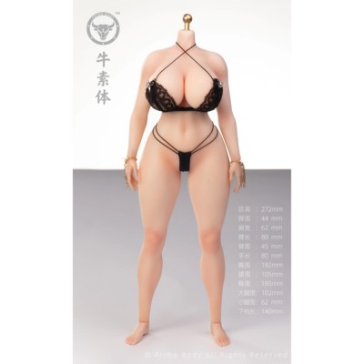 预定定金 牛素体  PBF003 1/6 铂金硅胶素体 工作室