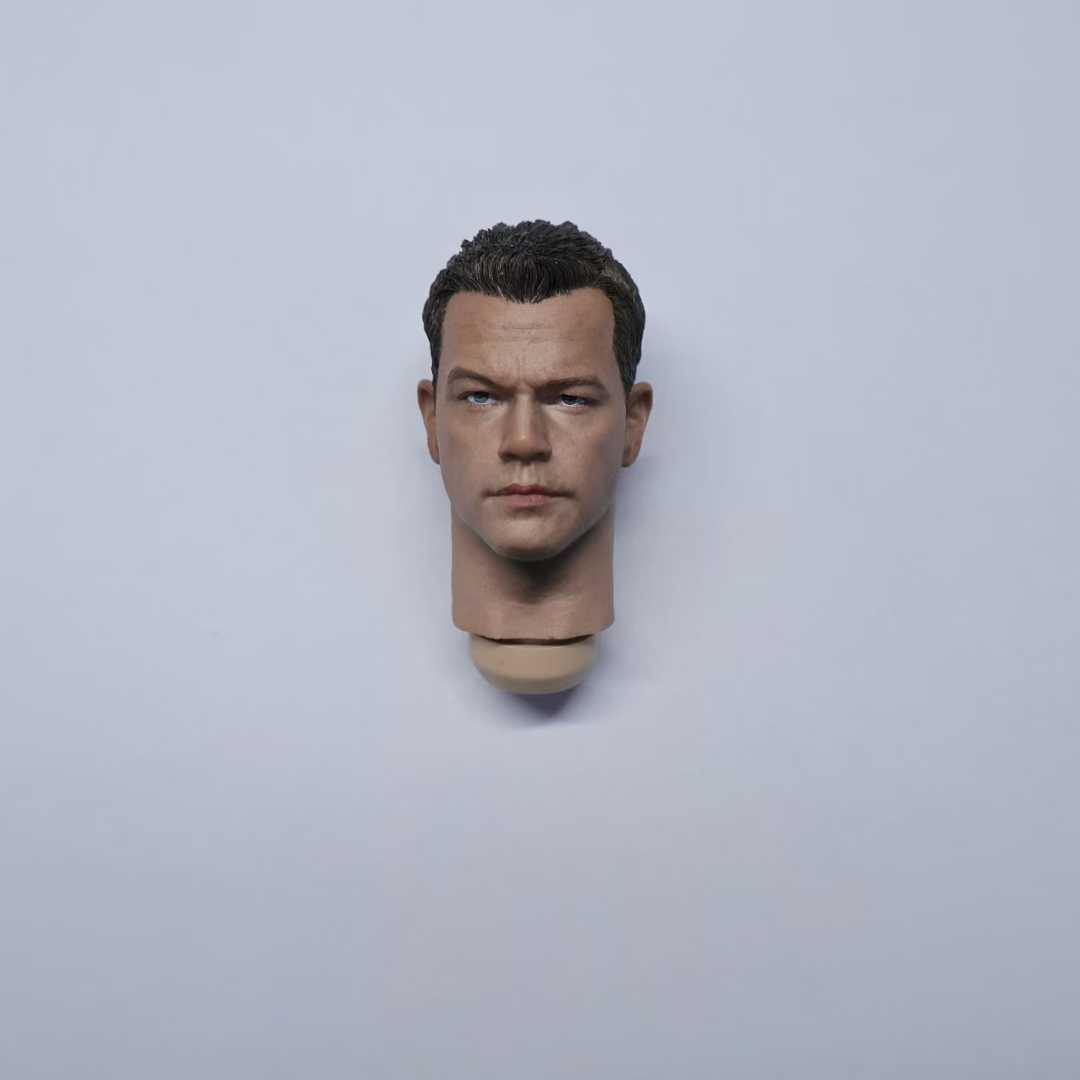 1/6 男兵人带脖 头雕马特达蒙C   适配无脖素体