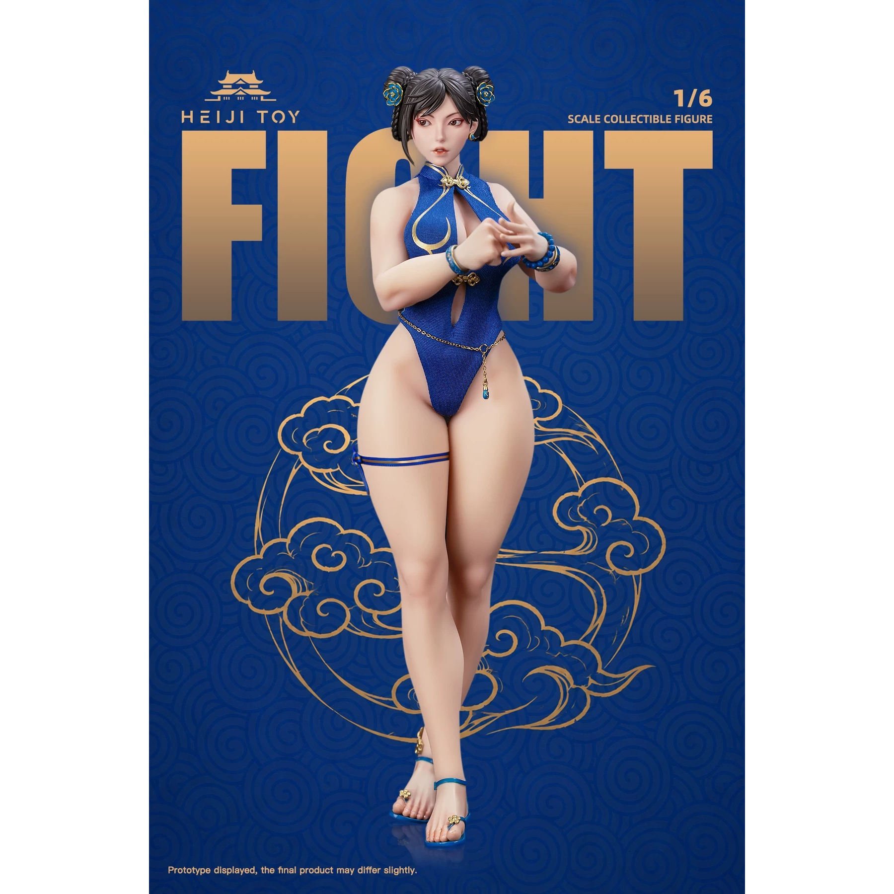 预售定金 HeiJi Toys HJ001 1/6 女格斗家 丽 可动女兵人偶