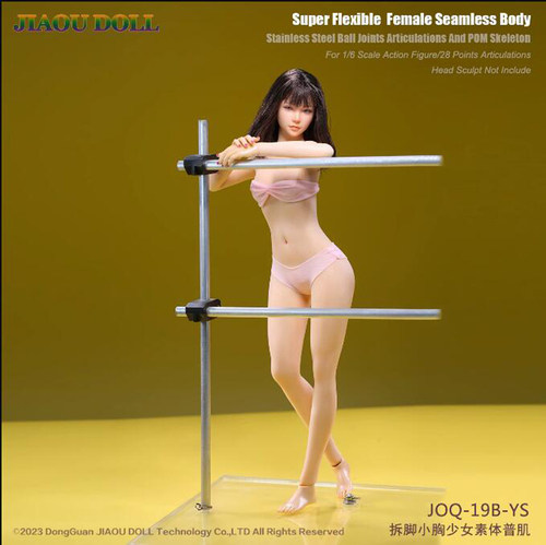 JIAOU DOLL 1/6  JOQ-19B 小胸拆脚岚素体钢塑骨架女兵人素体