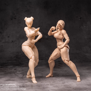现货 鲸工坊 1比12 可动眼 超可动 凰 凛 6寸女素体 可动人偶