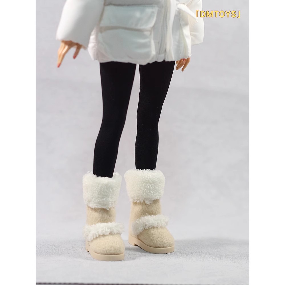 现货 DMTOYS 1/6 女兵人冬季手工雪地鞋 DP002 潮流可动人偶服饰