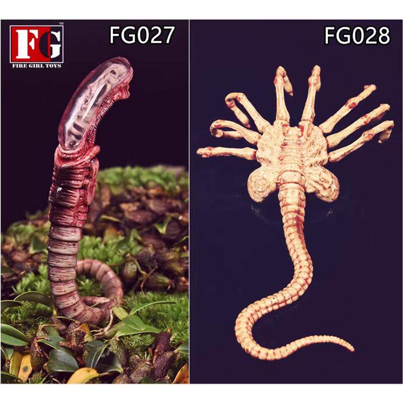 Fire Girl Toys  FG028 FG027 1/6铁血战士异形契约 幼虫 扒脸虫