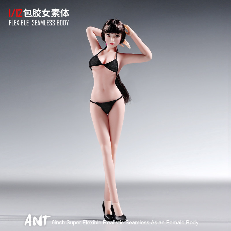 现货 ANT 1/12女素体 T305 钢骨包胶兵人关节可动