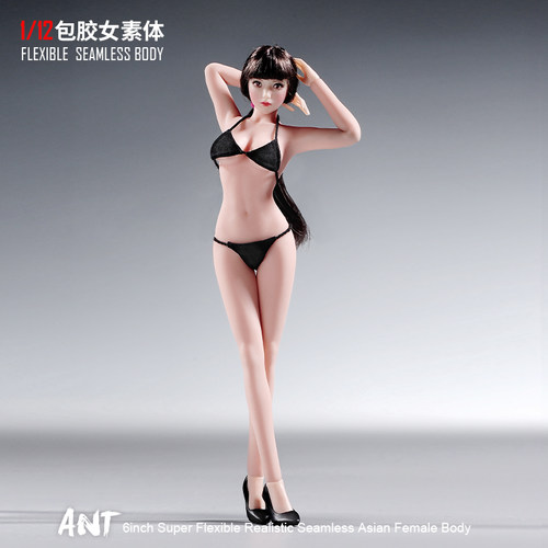 现货 ANT 1/12女素体 T305 钢骨包胶兵人关节可动