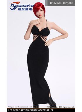 Toyscentre 模玩焦点 TCT-032 1/6比例 女式黑色晚礼服 现货