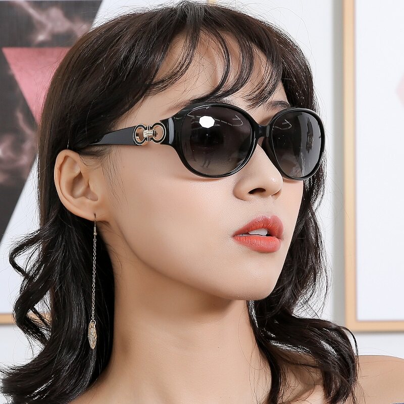 2026新款女士偏光太阳镜网红同款大框圆脸开车个性防紫外线墨镜潮
