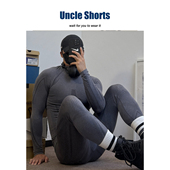 Shorts性感高弹紧身套装 男士 滑雪内搭运动保暖打底衫 Uncle 秋衣裤