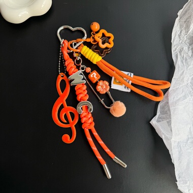 LIME|原创魏晨演唱会应援色包包挂件粉丝应援色miu系橙色包挂